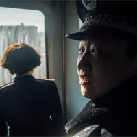 Train attendants in the train from Taiyuan to Pingyao on an early morning - Shanxi Province - 2014
